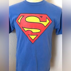 Superman T shirt Warner Brothers Superman Blue T shirt men’s size S